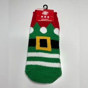 NEW! Festive Elf Socks with Buckle Design